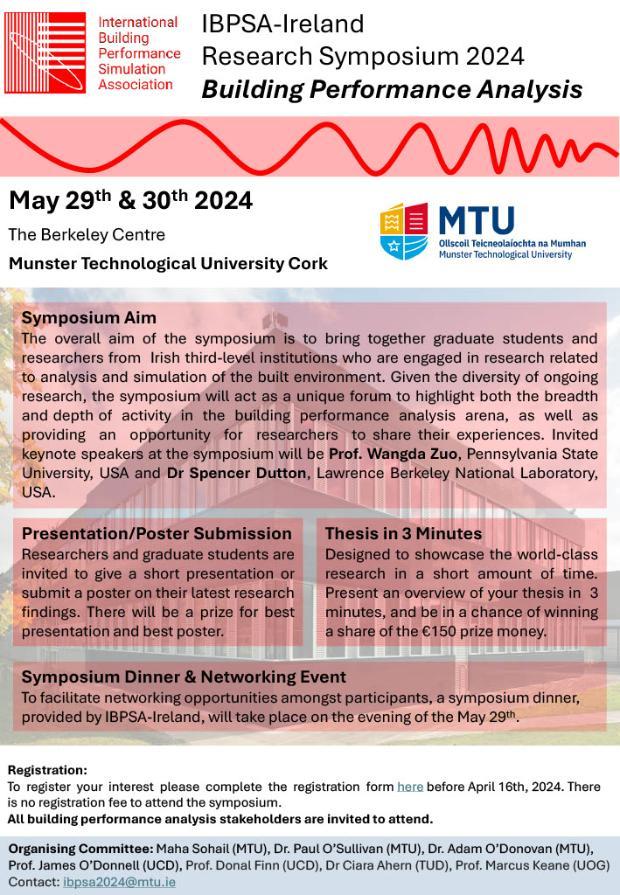 IBPSA-Ireland Research Symposium 2024